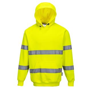 FELPA CON CAPPUCCIO HI-VIS