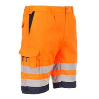 E043 - Bermuda Poliestere-cotone Hi-Vis