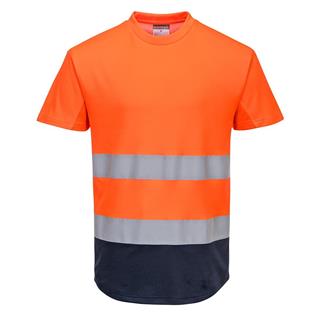 T-shirt Bicolore Mesh Cotton Comfort Hi-Vis