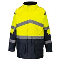 Giacca traspirante bicolore Hi-Vis