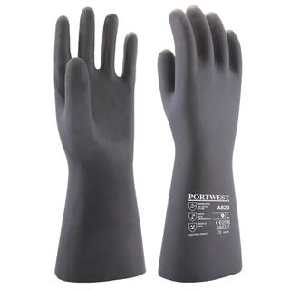 A820 - Guanto chimico neoprene  Nero